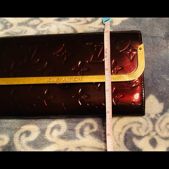 LV💜Portefeuille Rossmore Purple Vernis Wallet - Picture 13 of 16